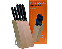 Blok s pěti noži Fiskars KitchenSmart
