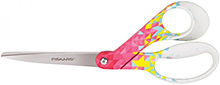 Barevné univerzální nůžky Fiskars Inspiration - délka čepelí 21 cm