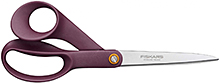 Fialové univerzální nůžky Fiskars Inspiration - délka čepelí 21 cm