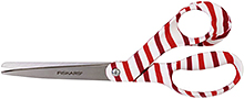 Pruhované univerzální nůžky Fiskars - délka čepelí 21 cm