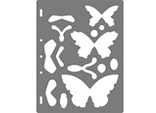 Tvarová šablona Fiskars pro ShapeCutter - motýl