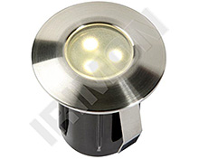 Venkovní zápustné LED svítidlo TECHMAR Alpha 0,5 W- teplá bílá