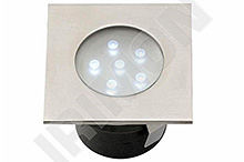 Venkovní zápustné LED svítidlo TECHMAR Breva 1 W
