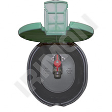 Ventilová šachtice GARD - RAIN 15 s mosazným ventilem